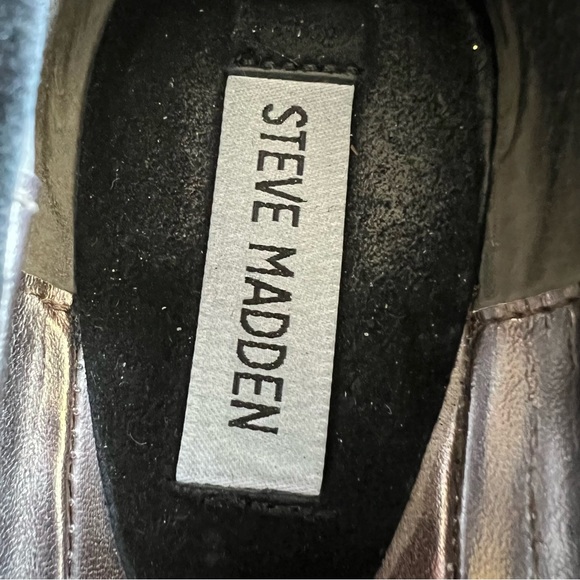 Women’s Black Sued Isle 7.5 Steven Madden Sandals. - Picture 4 of 6